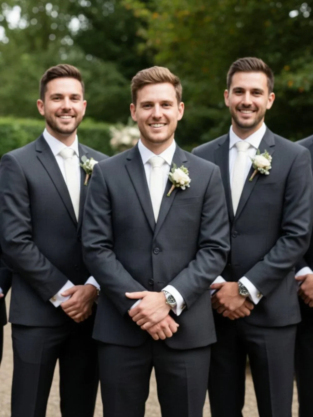 Gold Cufflinks made of Stainless Bike Bicycle chain in Gift Boxed Groomsmen's